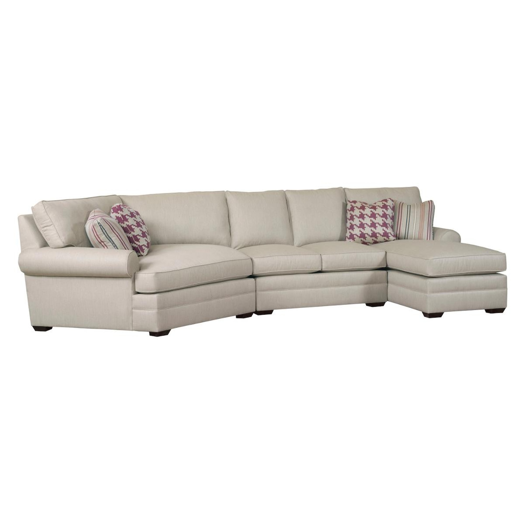 Kincaid Furniture Custom Select Upholstery 87605TL+87633TL+42TLHedgePutty Three Piece Custom